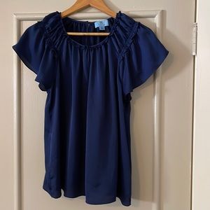 Navy CeCe top